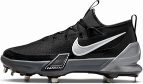 Nike Force Zoom Trout 9 Elite Baseball Cleats (FB2906-003, Black/Anthracite/White/Metallic Silver) Size 7.5