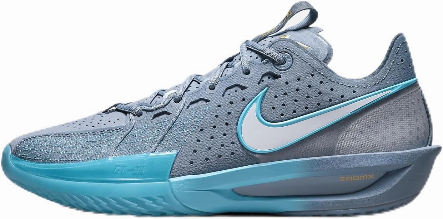 Nike G.T. Cut 3 Basketball Shoes (DV2913-402, Ashen Slate/Baltic Blue/Metallic Gold/Football Grey) Size 11.5