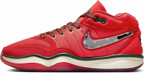 Nike G.T. Hustle 2 Men's Basketball Shoes (DJ9405-601, Track Red/Mystic Red/Fir/Metallic Silver) Size 12