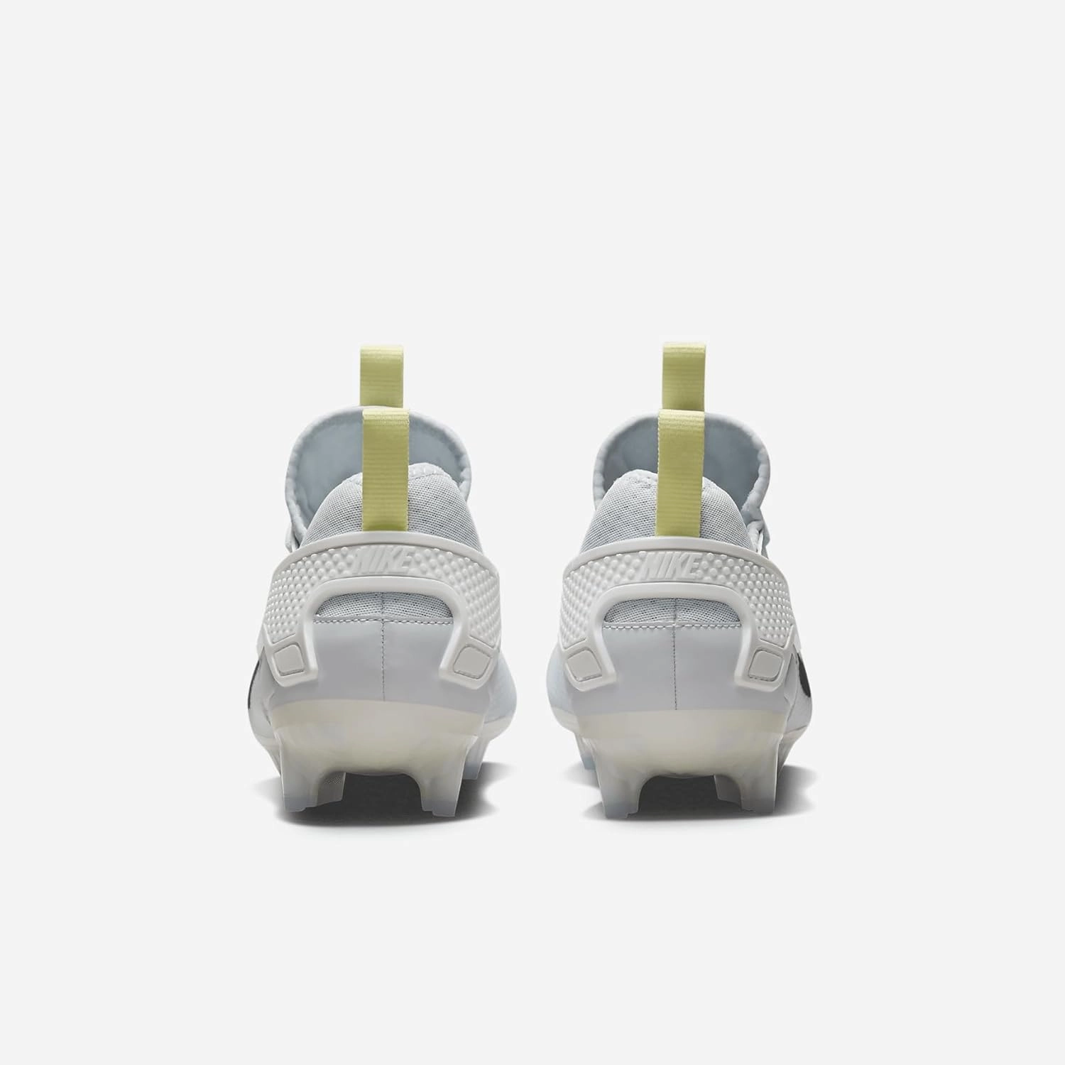 Nike Huarache 9 Elite Low LAX Lacrosse Cleats (FD0089-100, White/White/Metallic Vivid Gold)