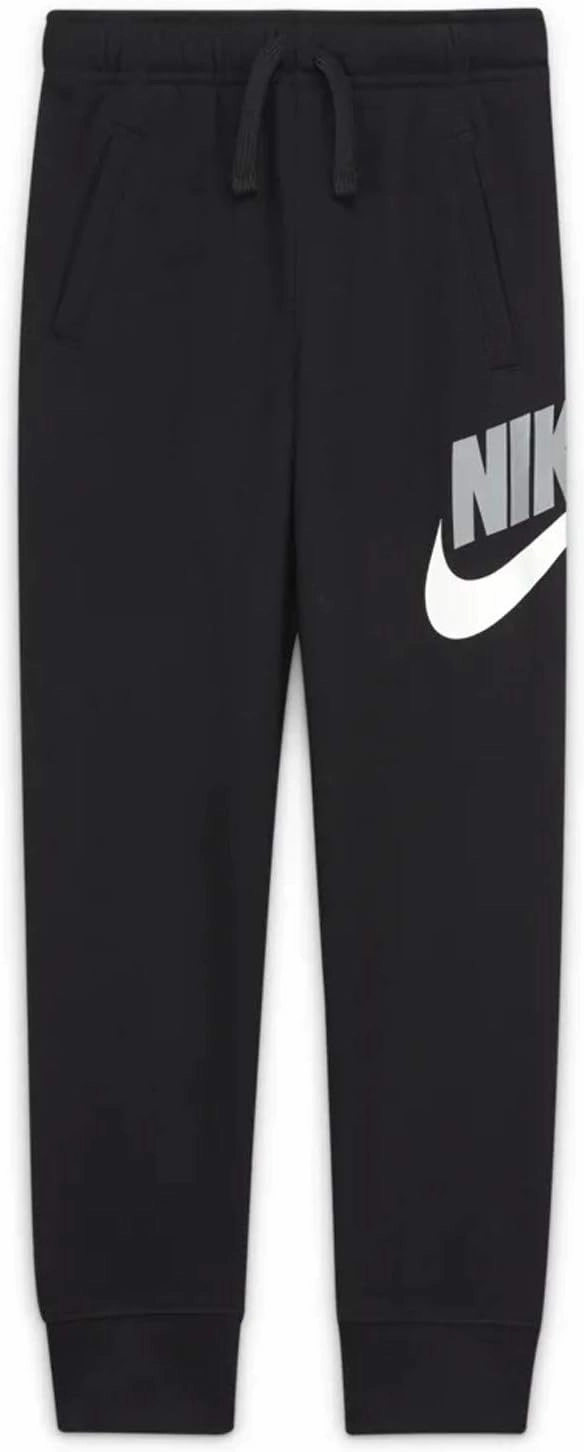 Nike Little Kids Club Fleece Jogger Pants Sportswear Size 4, 5, 6, 7 (Black/Metallic Gold, 6)