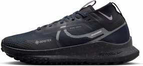 Nike Pegasus Trail 4 Gore-TEX Women's Waterproof Trail Running Shoes (FZ4343-400, Dark Obsidian/Daybreak/Black/Metallic Silver) Size 5