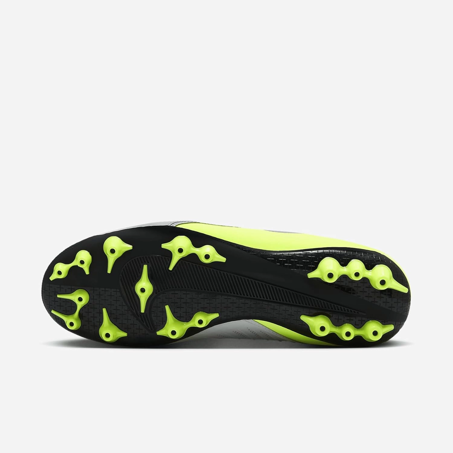 Nike Phantom GX 2 Academy AG Low-Top Soccer Cleats (FJ2552-003, Metallic Silver/Volt/Black)