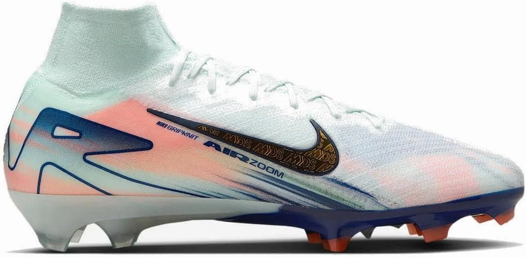 Nike Superfly 10 Elite Mercurial Dream Speed FG High-Top Soccer Cleats (FZ1385-300, Barely Green/Crimson Pulse/Metallic Gold Coin)