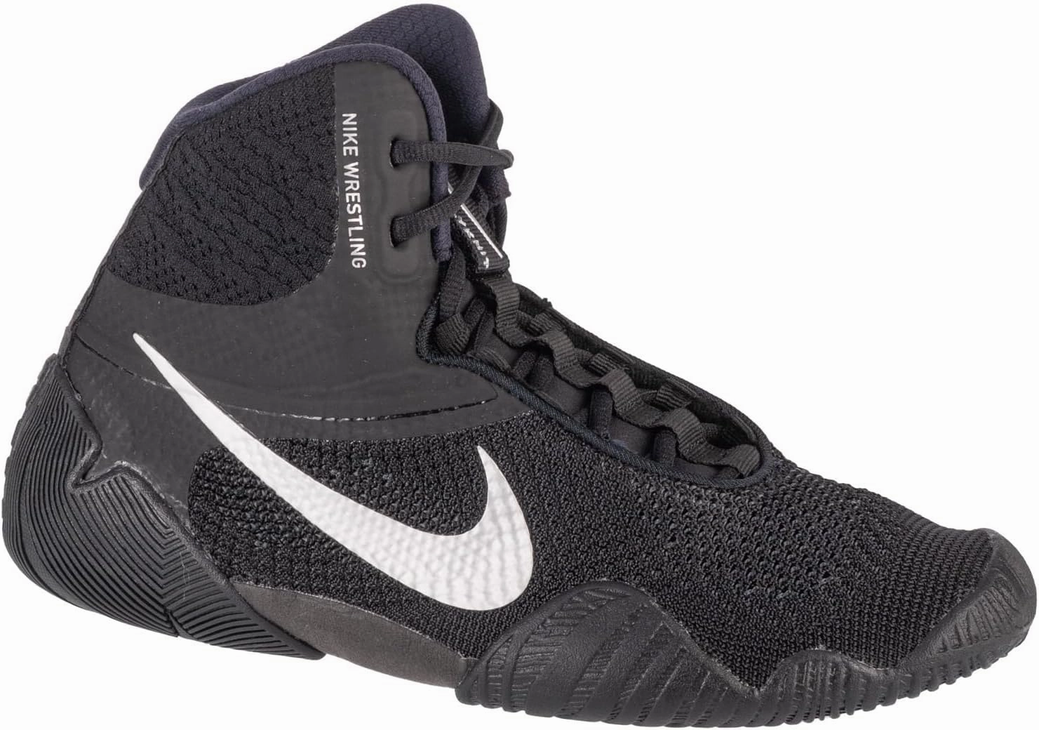 Nike Tawa Men's Wrestling Shoes (CI2952-001, Black/Black/Metallic Silver) Size 9