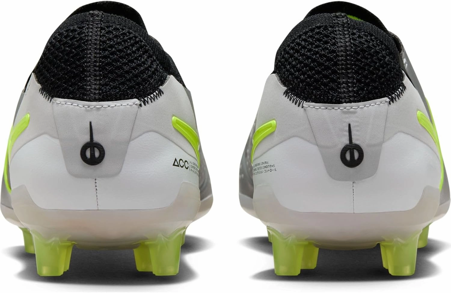 Nike Tiempo Legend 10 Elite Artificial-Grass Soccer Cleats (DV4330-001, Metallic Silver/Volt/Black)