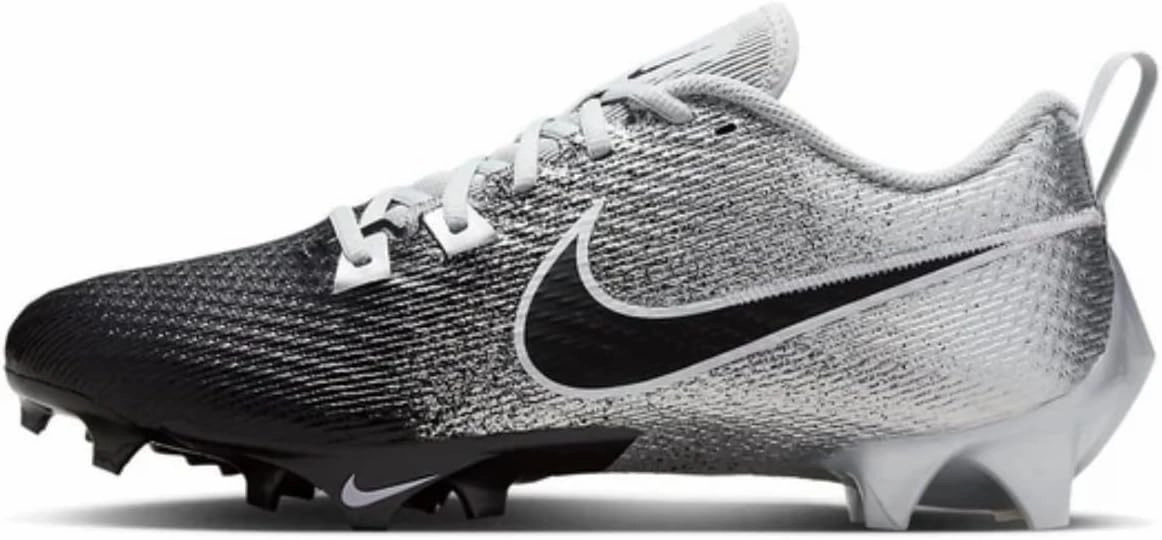 Nike Vapor Edge Speed 360 2 Football Cleats (Metallic Silver/Black-White, US Footwear Size System, Adult, Men, Numeric, Medium, 10)