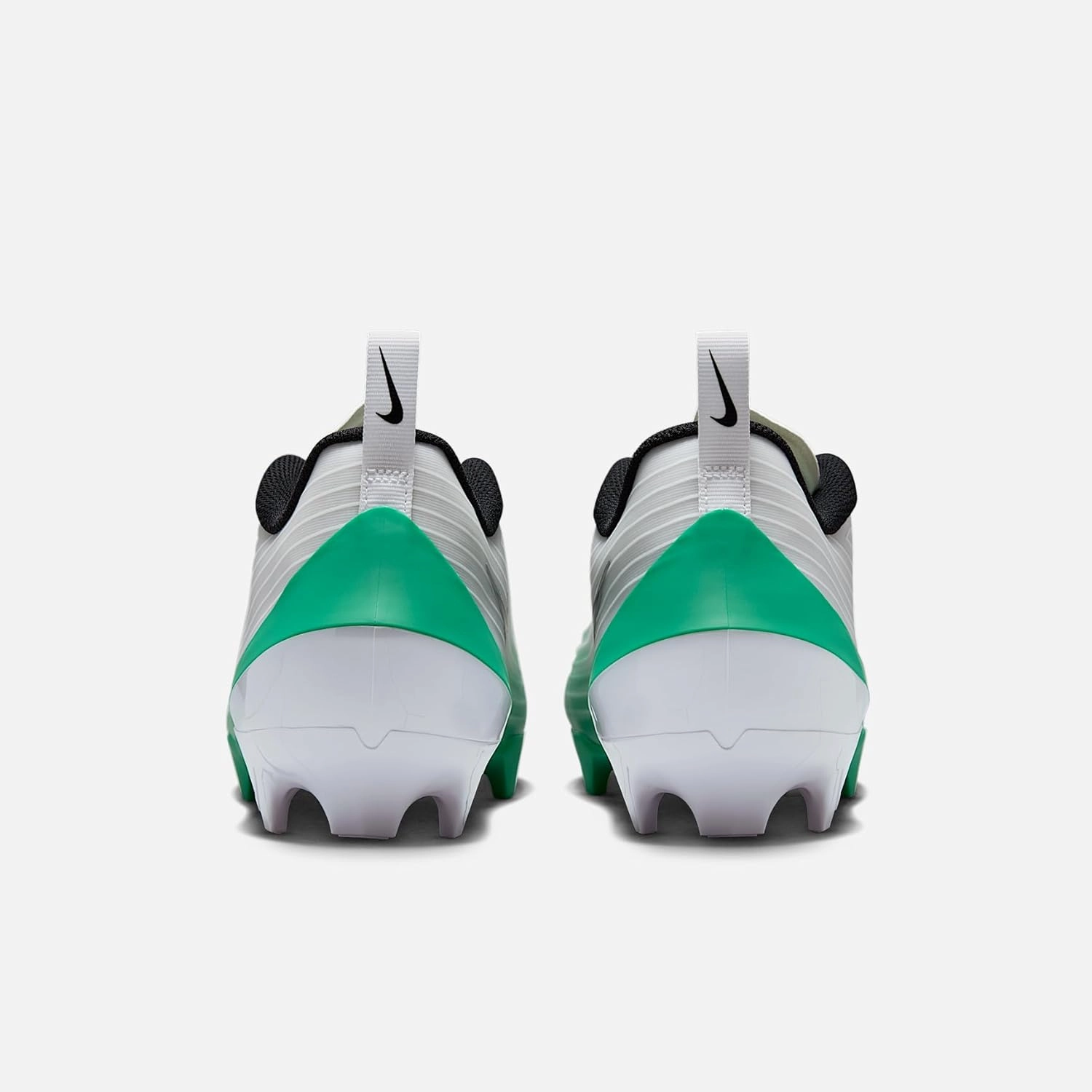 Nike Vapor Speed 3 Football Cleats (HM8849-100, White/Stadium Green/Metallic Silver/Black) Size 12.5