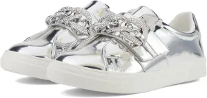 NINA Girl's Emaleigh (Toddler/Little Kid/Big Kid) Silver Metallic 4 Big Kid M