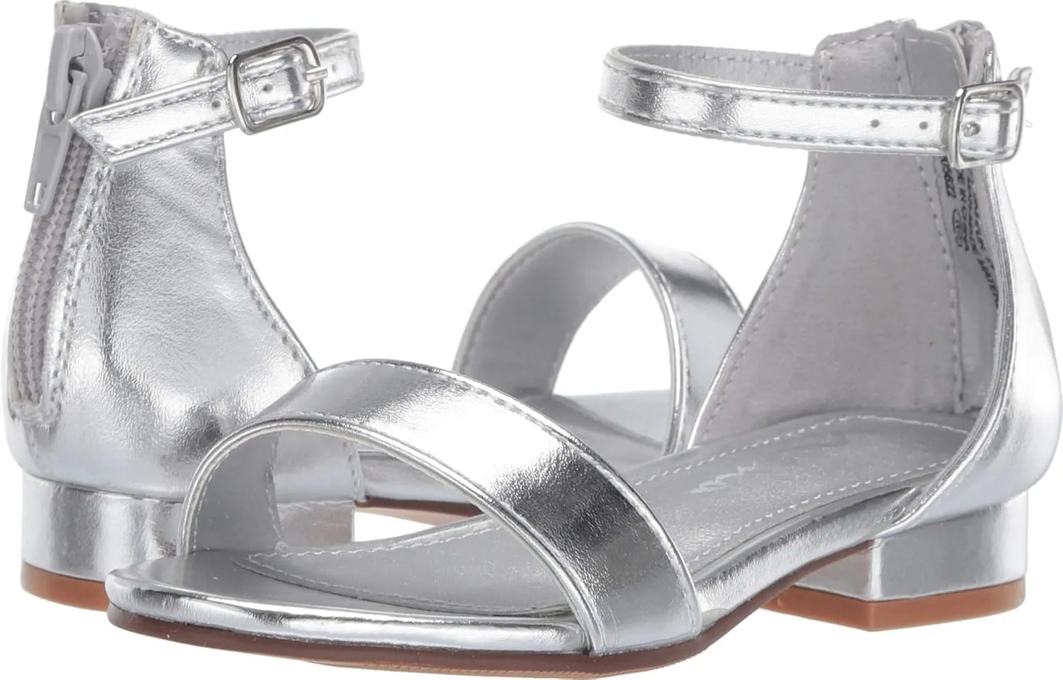NINA Kids Girl's Hidi-T (Toddler/Little Kid) Silver Metallic 8 Toddler M