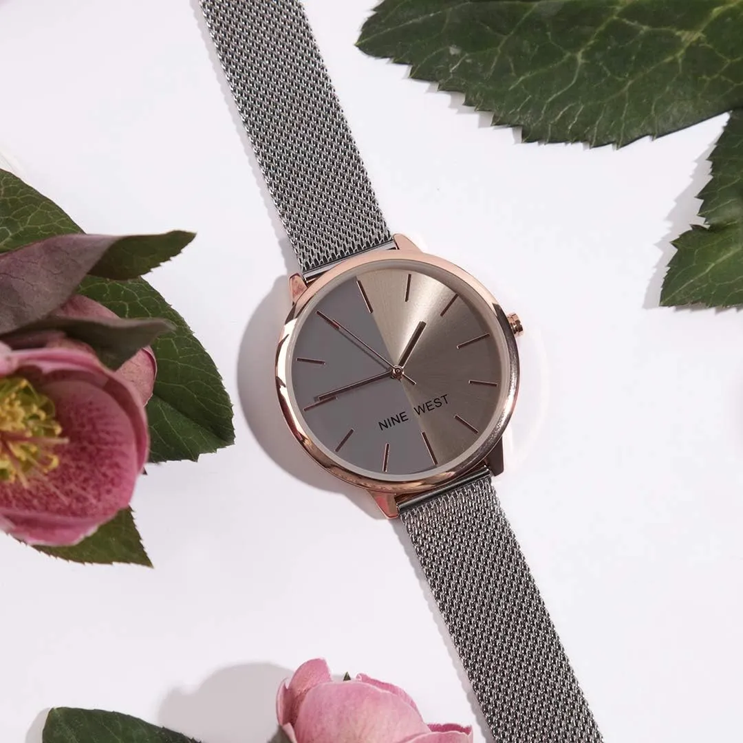 Nine West Women's Mesh Bracelet Watch