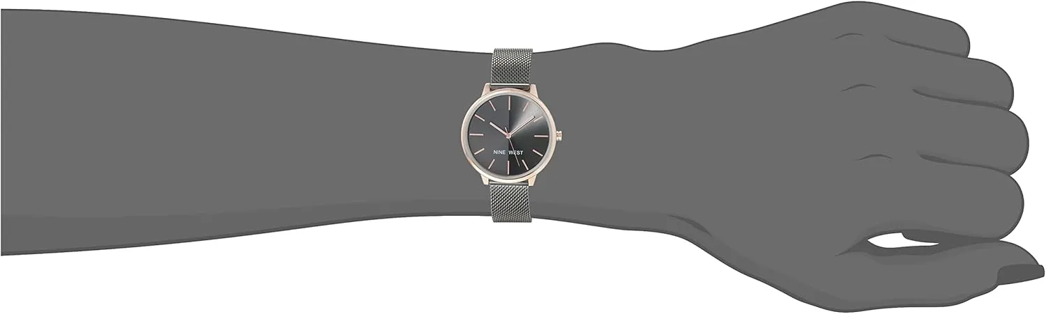 Nine West Women's Mesh Bracelet Watch