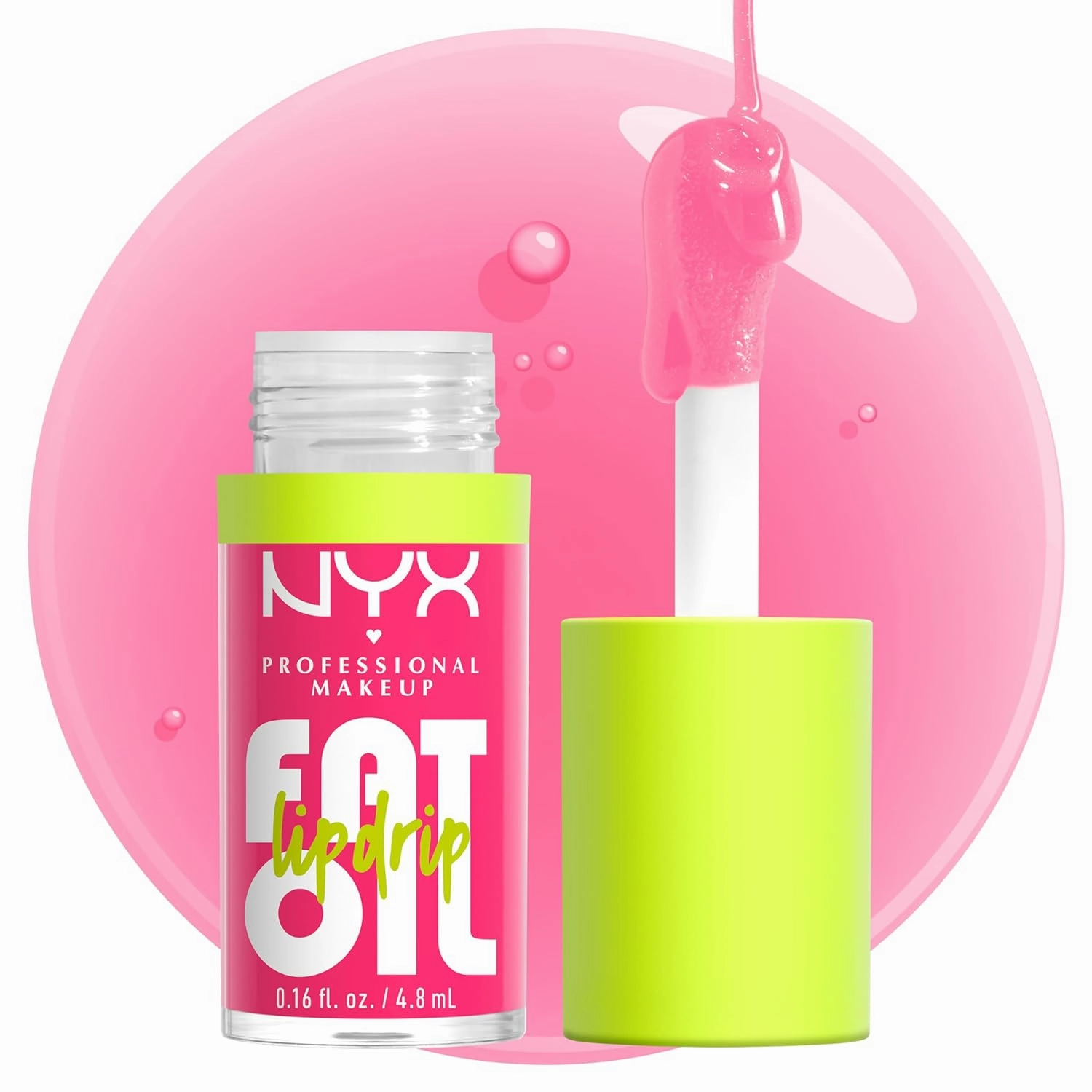 NYX PROFESSIONAL MAKEUP Fat Oil Lip Drip, Moisturizing Lip Oil Gloss, Vegan Tinted Formula, Up to 12 HR Hydration