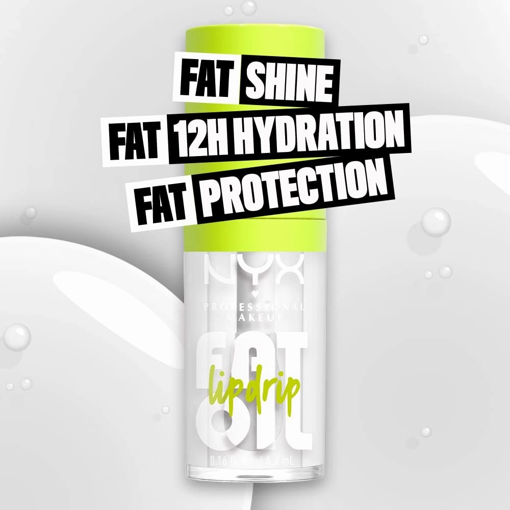 NYX PROFESSIONAL MAKEUP Fat Oil Lip Drip, Moisturizing Lip Oil Gloss, Vegan Tinted Formula, Up to 12 HR Hydration