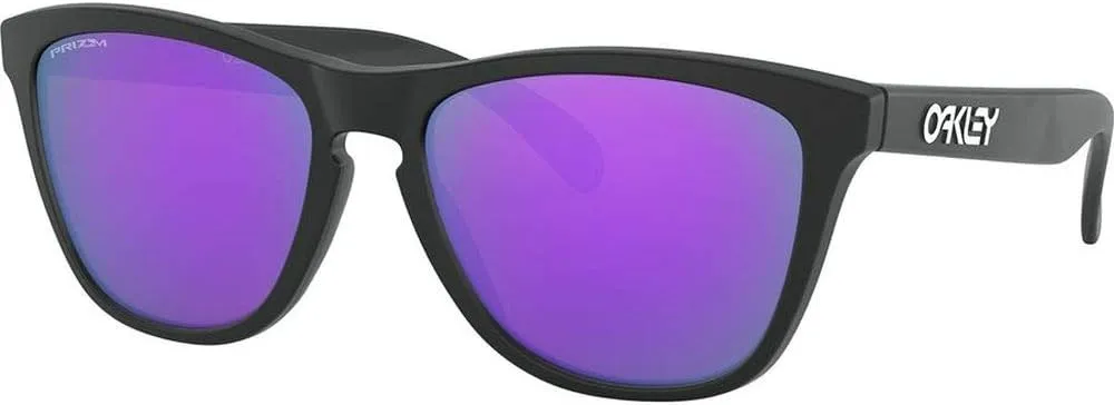 Oakley Frogskins Matte Black Violet Sunglasses