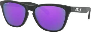 Oakley Frogskins Sunglasses Matte Black with Prizm Violet Lens   Sticker
