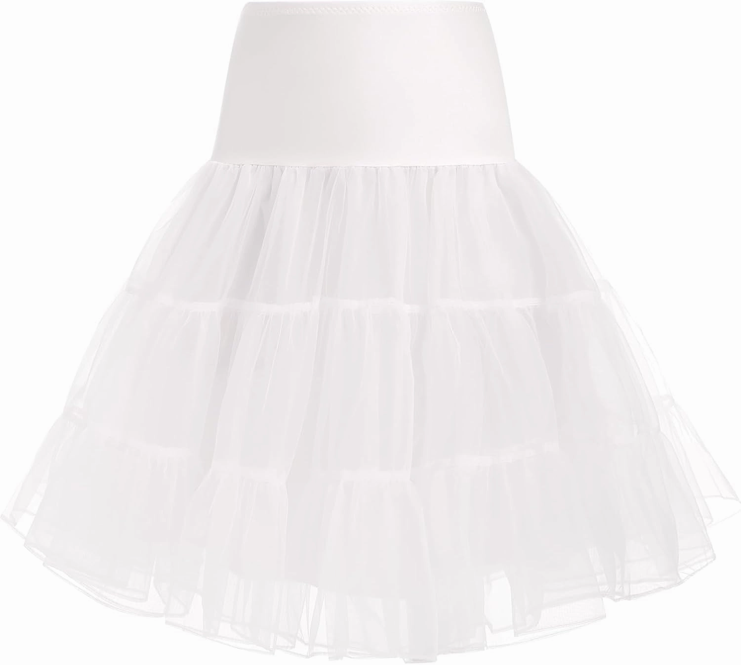 ODIZLI Women 50s Petticoat Skirts Tutu Crinoline Slips Underskirts