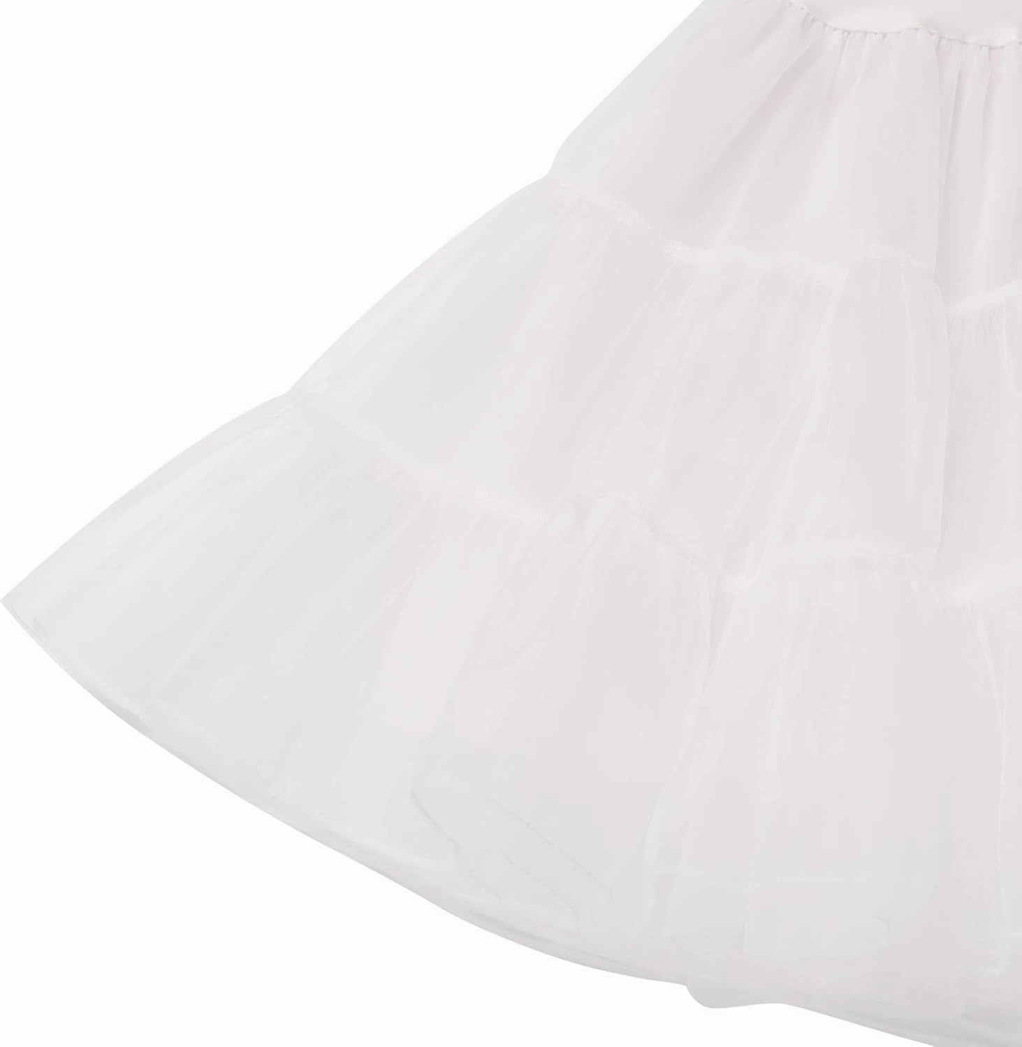 ODIZLI Women 50s Petticoat Skirts Tutu Crinoline Slips Underskirts