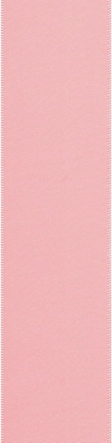 Offray 1.5" Wide Double Face Satin Ribbon LightPink50Yds, 50 Yards, Light Pink