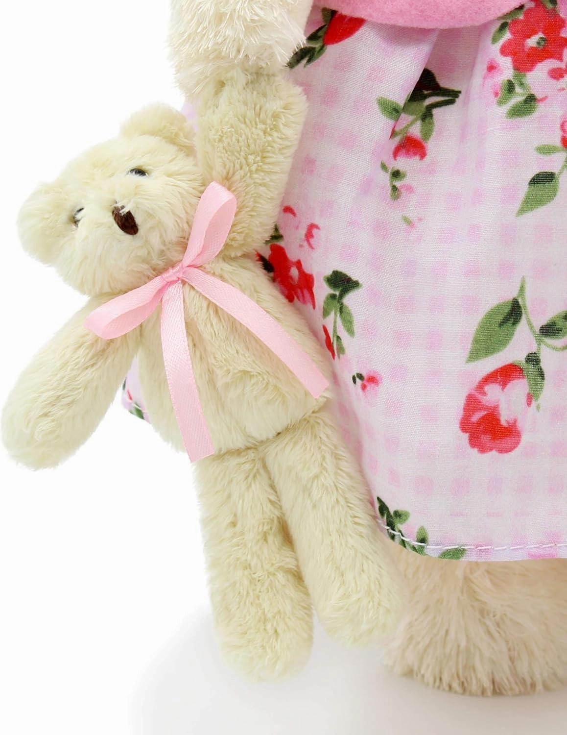 oitscute Teddy Bears Baby Cute Soft Plush Stuffed Animal Toy for Girl Women 16" (Pink Flower Pastoral Style)