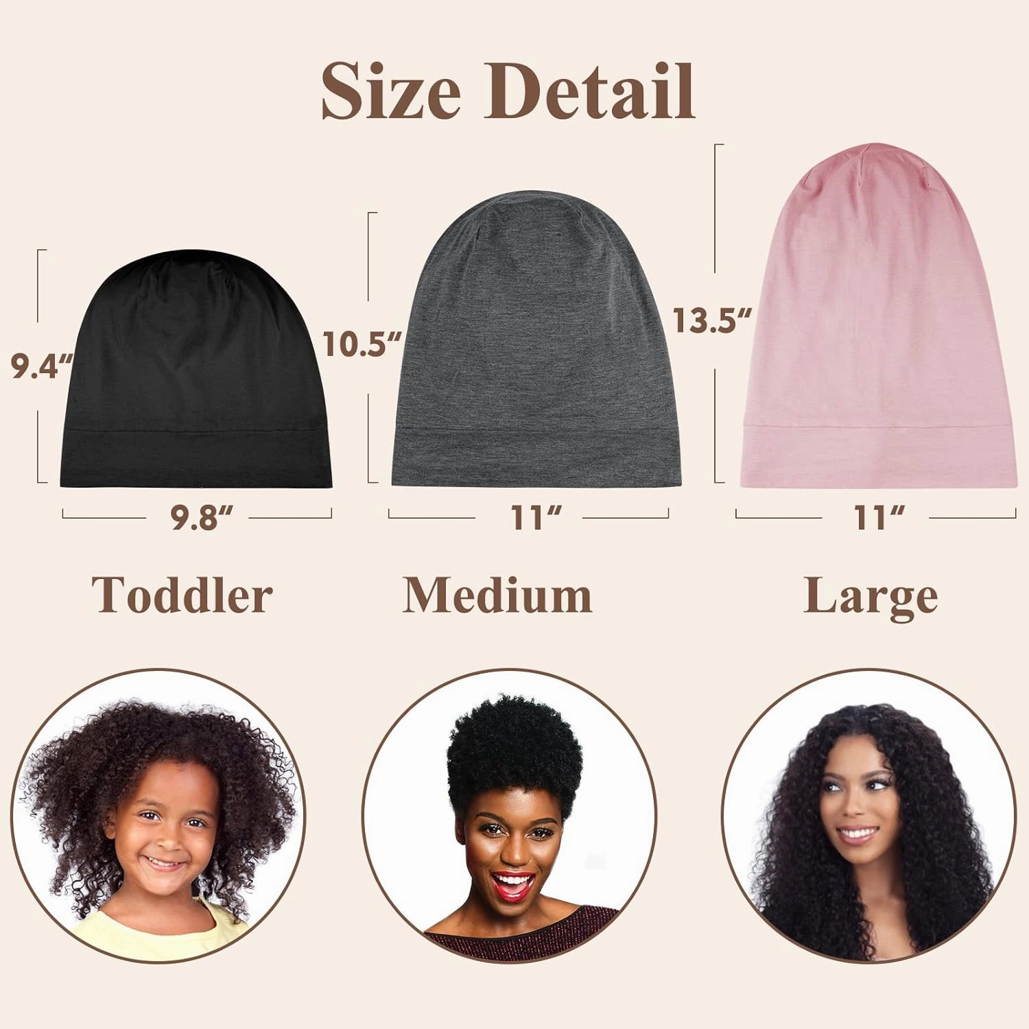 OLESILK 100% Mulberry Silk Bonnet for Sleeping Women, Silk Hair Wrap for Sleeping, Silk Sleep Bonnet for Women&Men, Real Silk, Not Satin Pink