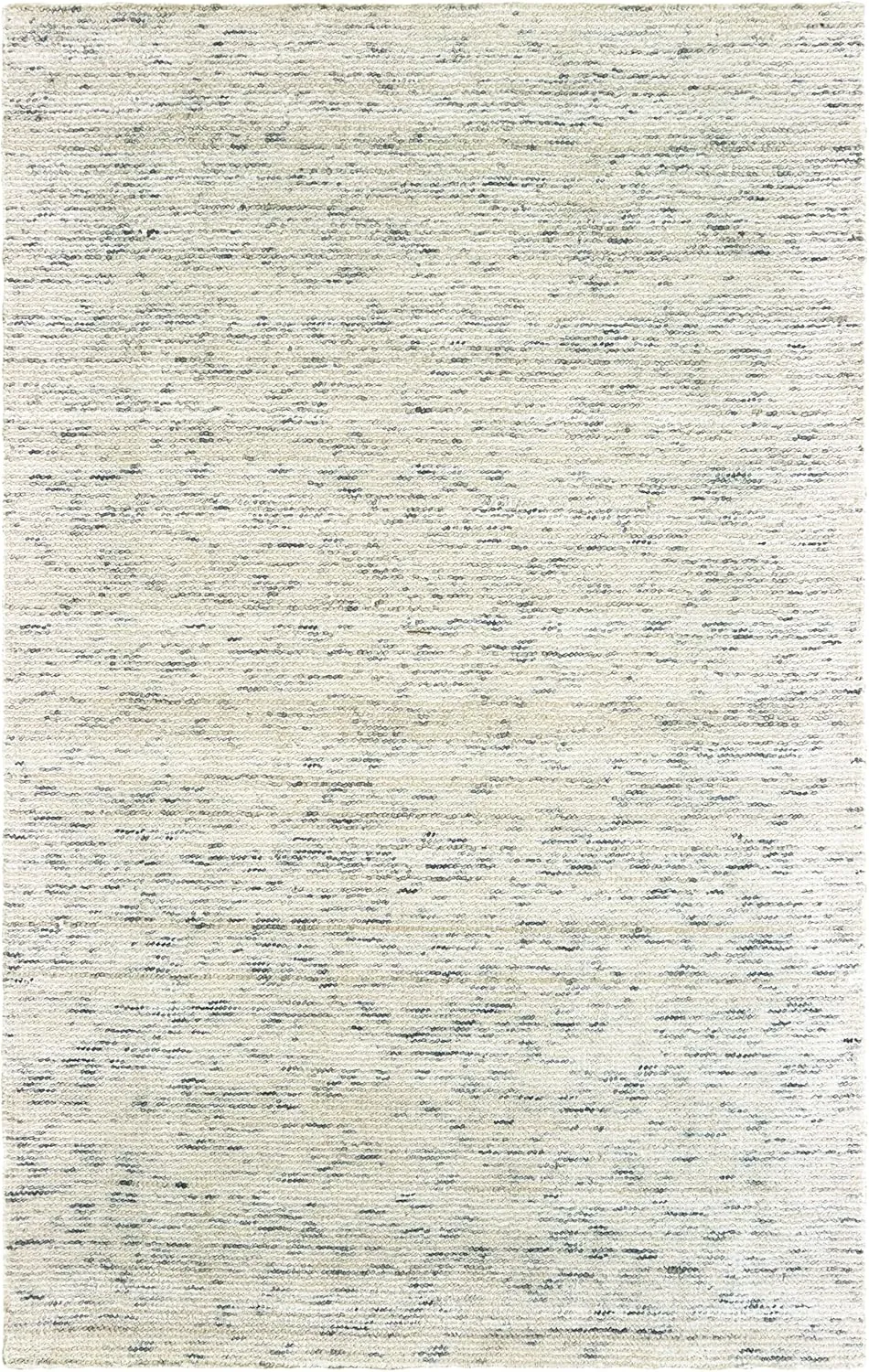 Oriental Weavers Lucent Hand-Made Wool Blend Area Rug - 45902-6' x 9' - in Solid Sand - Modern Style, Hand-Made Wool and Viscose Rugs, Dining, Living Room Rug