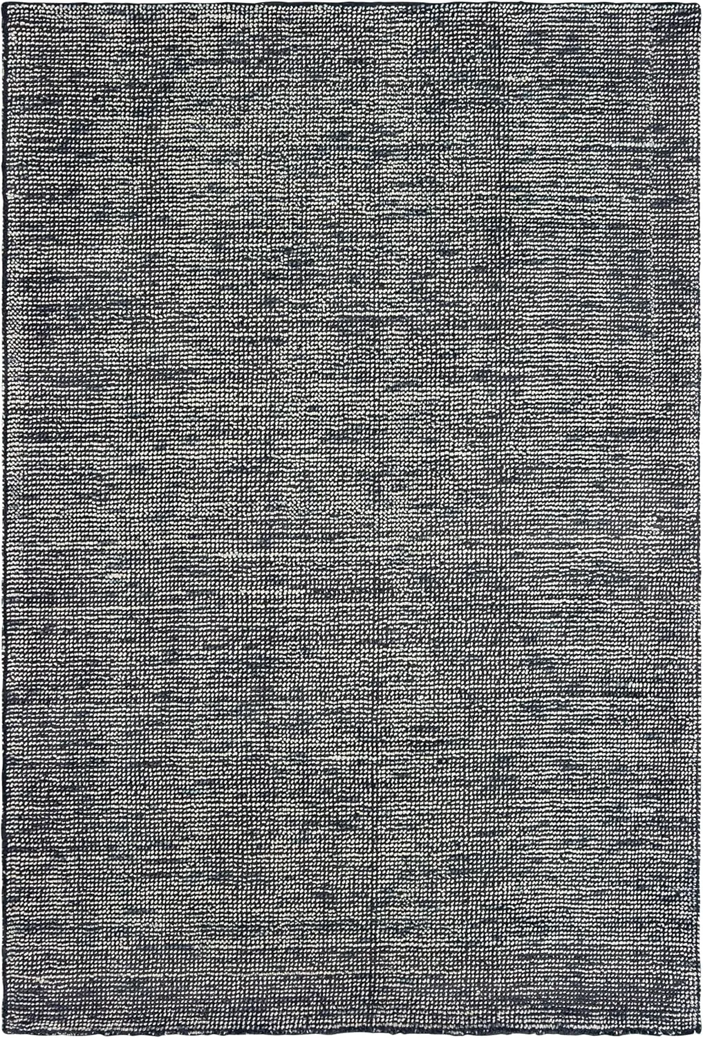 Oriental Weavers Lucent Hand-Made Wool Blend Area Rug - 45904-6' x 9' - in Charcoal - Modern Style, Hand-Made Wool and Viscose Rugs, Dining, Living Room Rug
