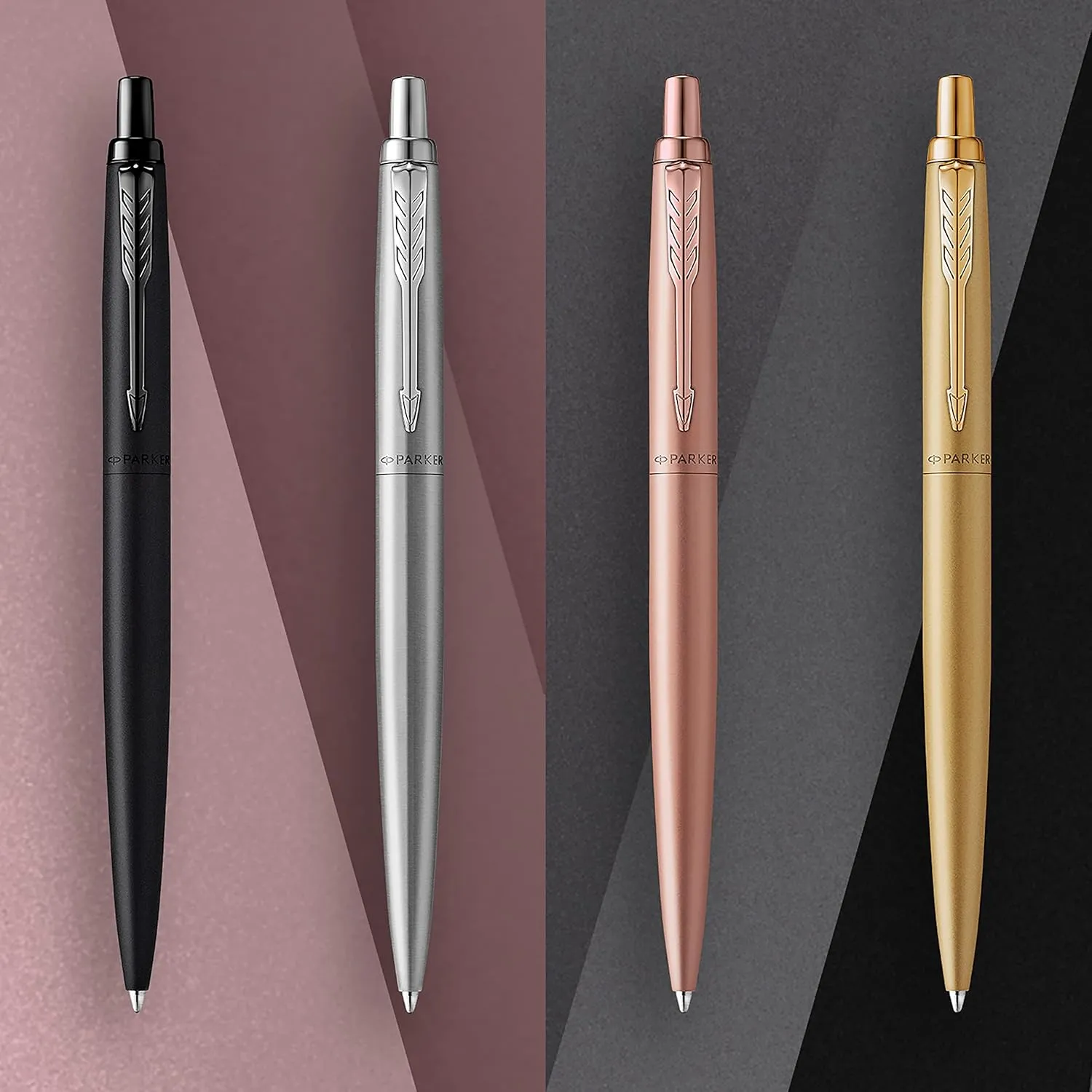 Parker Jotter XL Ballpoint Pen | Monochrome Matte Gold | Medium Point | Blue Ink | Gift Box