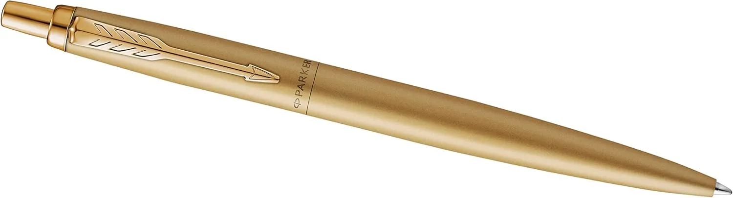 Parker Jotter XL Ballpoint Pen | Monochrome Matte Gold | Medium Point | Blue Ink | Gift Box