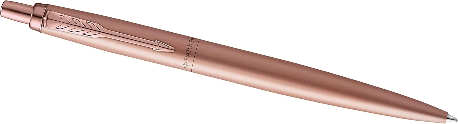 Parker Jotter XL Ballpoint Pen Monochrome Matte Rose Gold Medium Point Blue Ink Gift Box