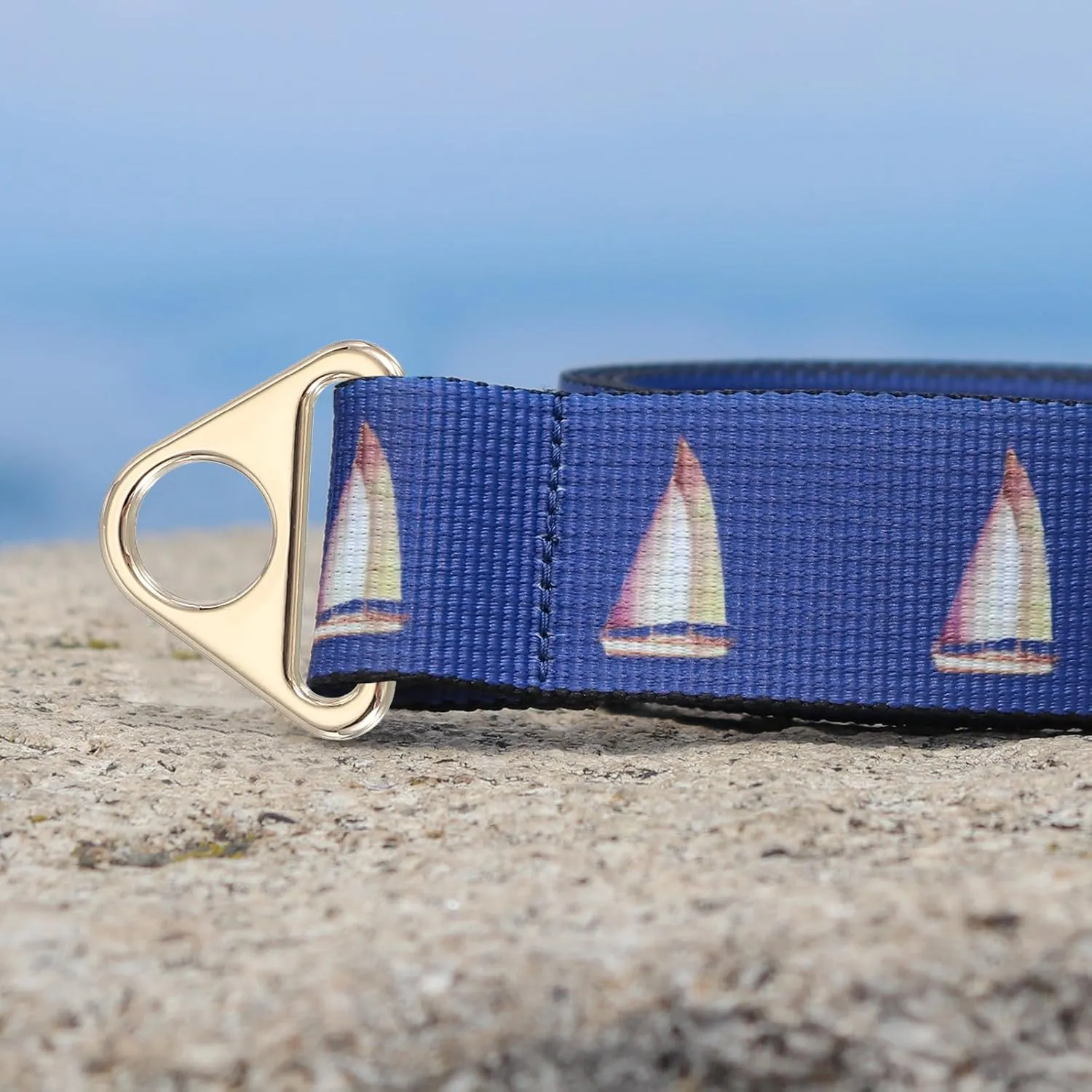 PATIKIL Triangle Buckle Adjuster, Triangle D Ring Metal Buckles with Bar Swivel Clip for Bag Strap Webbing Dog Tag Clip