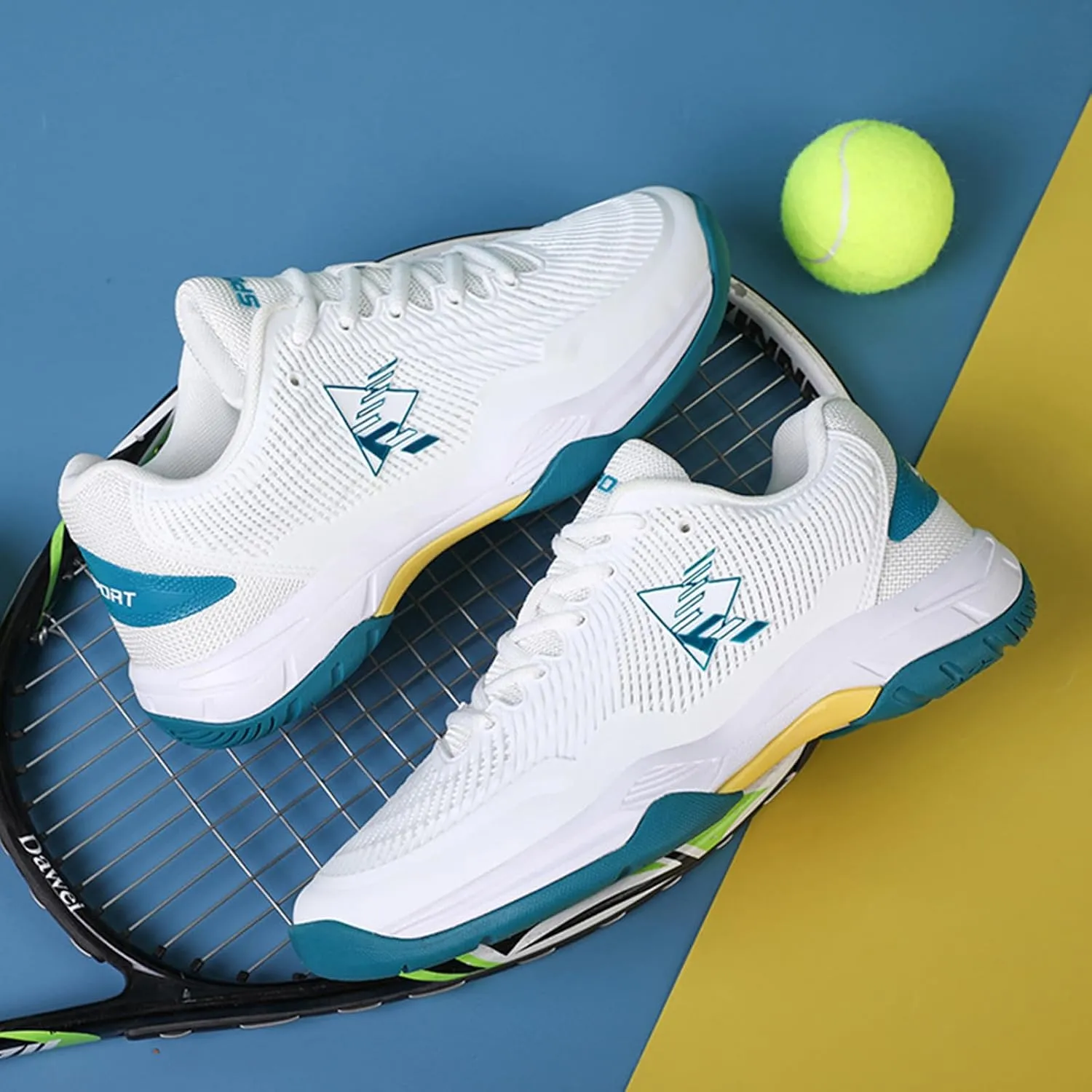 Pickleball Shoes for Mens Tennis Sneakers Racquetball Athletic Shoes Comfortable Lightweight Badminton Trainers