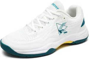Pickleball Shoes for Mens Tennis Sneakers Racquetball Athletic Shoes Comfortable Lightweight Badminton Trainers