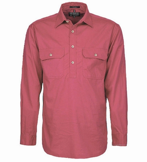 Pilbara Wmns Closed Front Long Sleeve Shirt