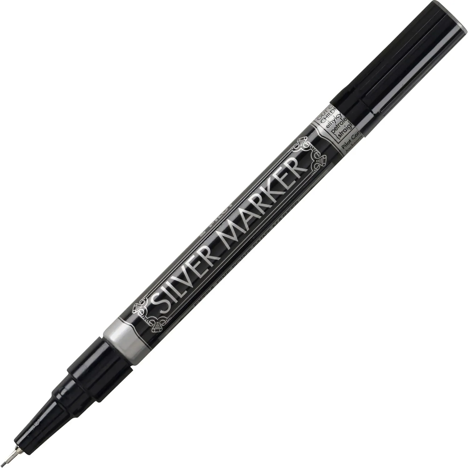 PILOT Metallic Permanent Paint Markers, Silver, Extra Fine Point, 12-Pack (41801)