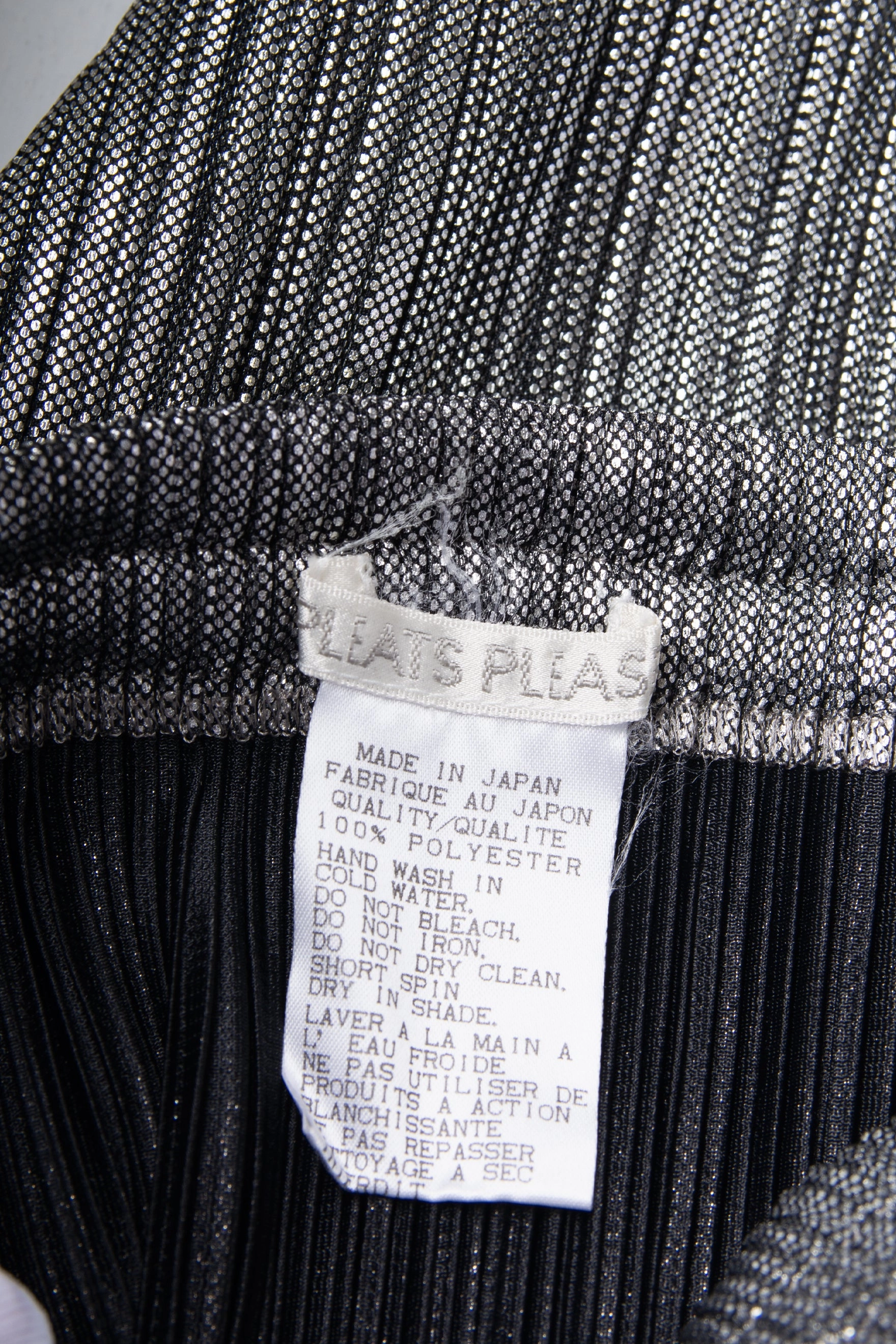 Pleats Please Silver Skirt