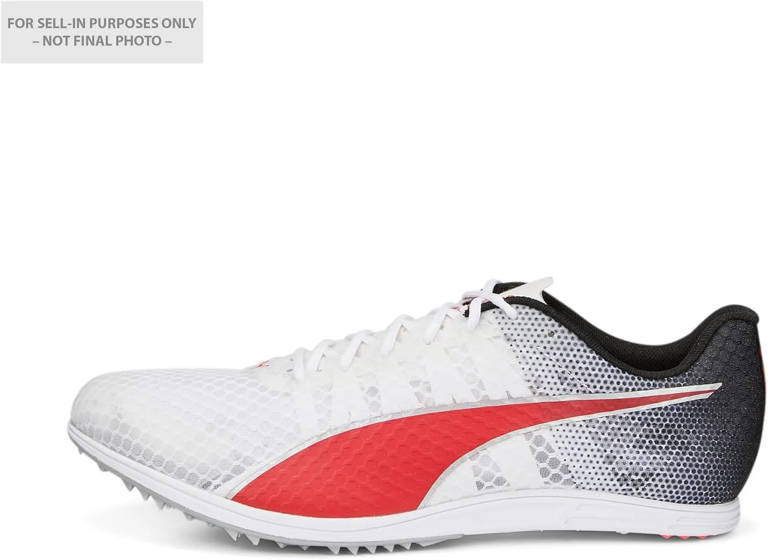 PUMA Men's Evospeed Distance 11 Track and Field Shoes, Sun Stream-Metallic Silver-Black, 10.5