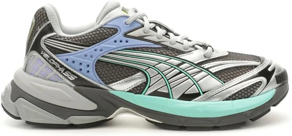 Puma Mens Velophasis Man Vs Machine Lace Up Sneakers Shoes Casual - Grey - Size 9.5 M