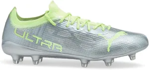 PUMA Womens Ultra 1.4 Firm GroundAg Soccer Cleats Cleated,Firm Ground,Turf - Silver,Metallic - Size 7 M