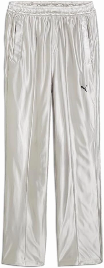 PUMA Mens T7 Oversized Metallic Pants Casual - Silver - Size S