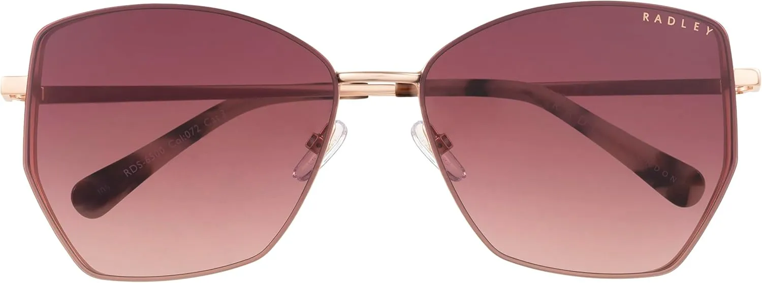 RADLEY London 6500 Womens Oversized 70s Style Butterfly Sunglasses, 60 mm, UV400 Protection