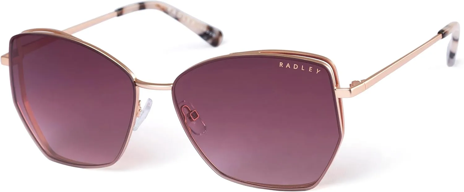 RADLEY London 6500 Womens Oversized 70s Style Butterfly Sunglasses, 60 mm, UV400 Protection