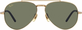 Ray-Ban Rb8225 Aviator Titanium Sunglasses