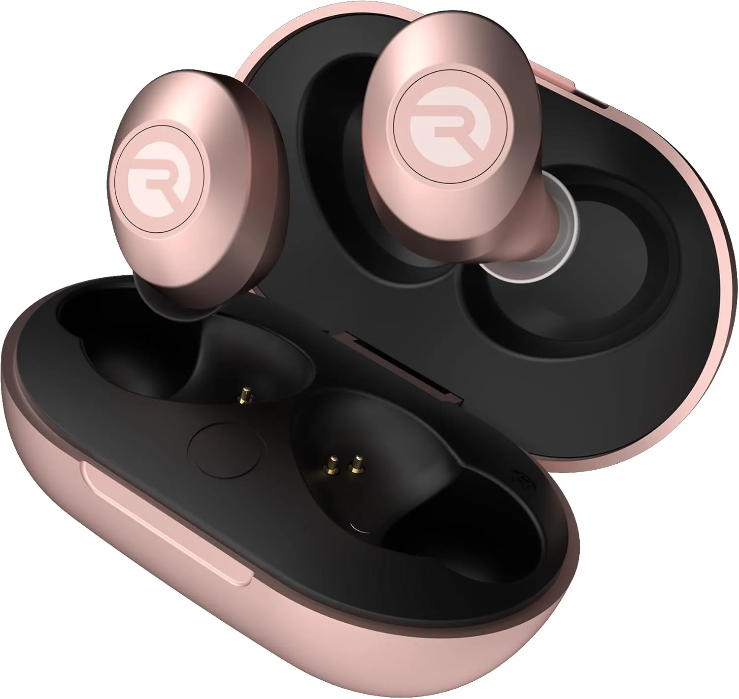 Raycon Everyday Bluetooth Wireless Earbuds (2023 Edition) with Microphone- Stereo Sound in-Ear Bluetooth Headset True Wireless Earbuds 32 Hours Playtime (Matte Rose Gold)