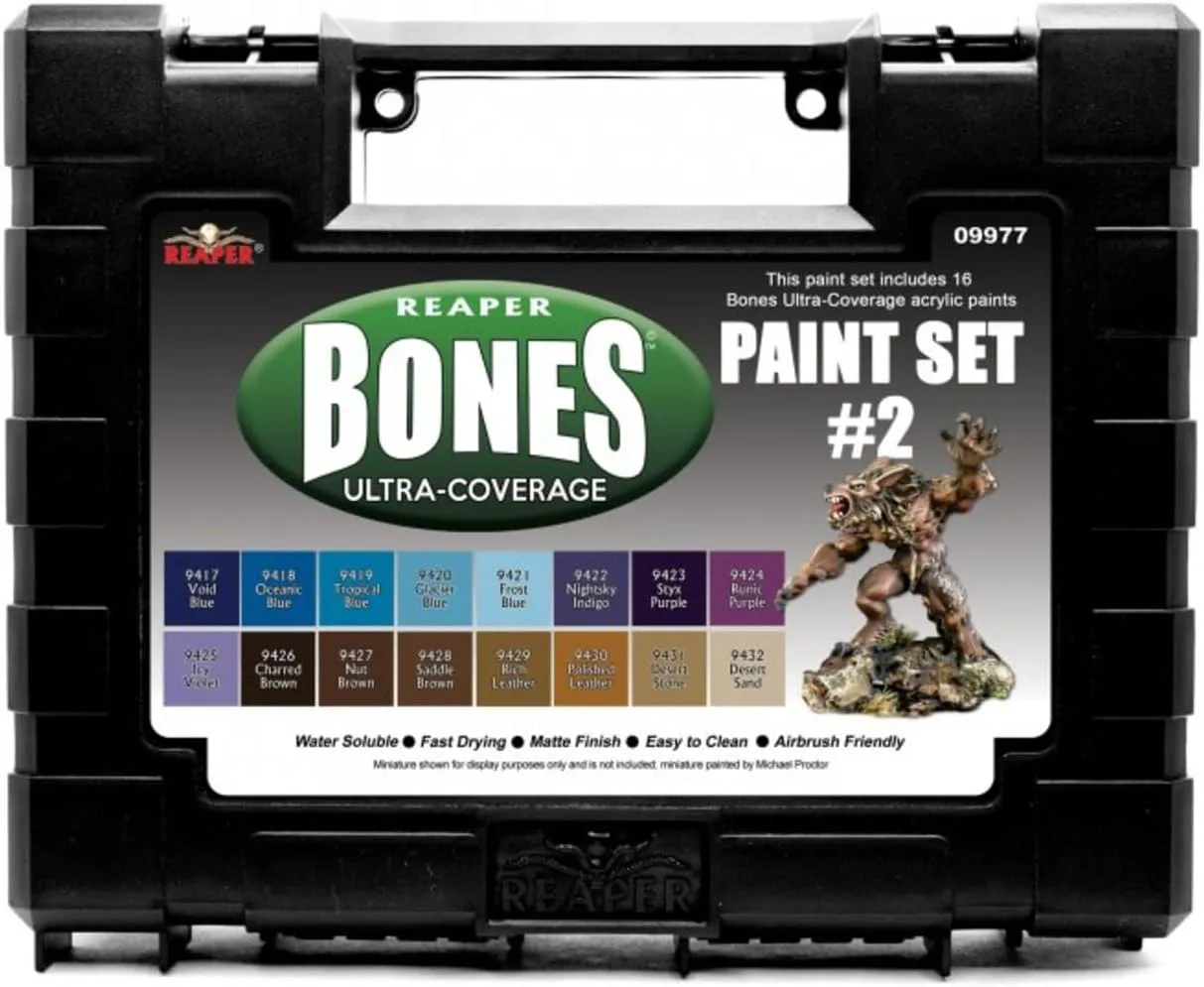 Reaper MSP Bones: Ultra Coverage Paint Set #2