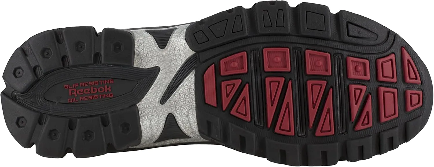 Reebok Work Men's RB4895 Ketia Work Safety Composite Toe Performance CROS Trainers Black and Silver
