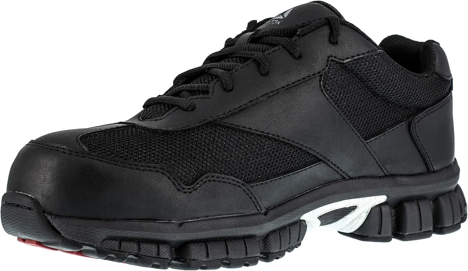 Reebok Work Men's RB4895 Ketia Work Safety Composite Toe Performance CROS Trainers Black and Silver