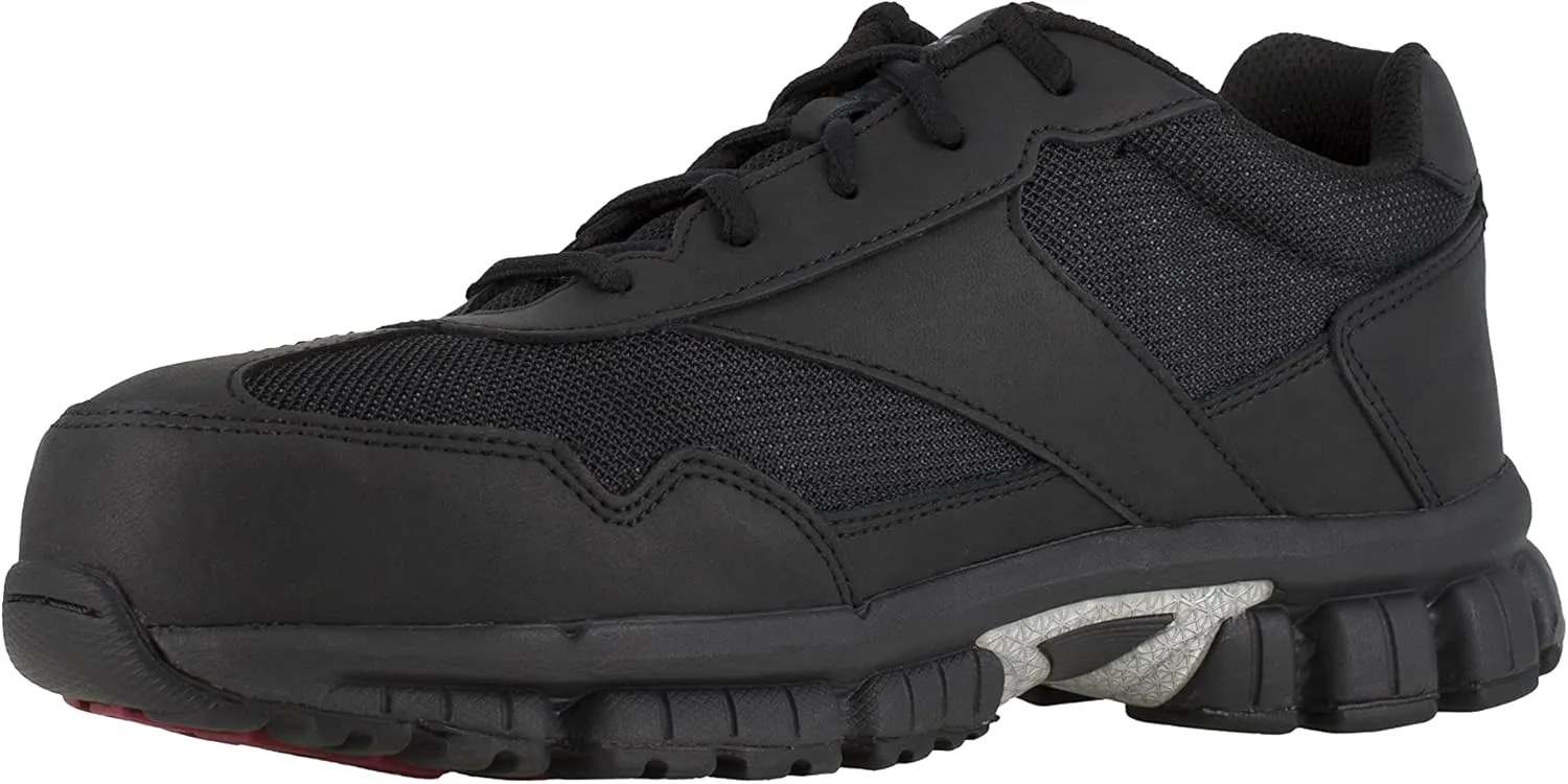 Reebok Work Men's RB4895 Ketia Work Safety Composite Toe Performance CROS Trainers Black and Silver