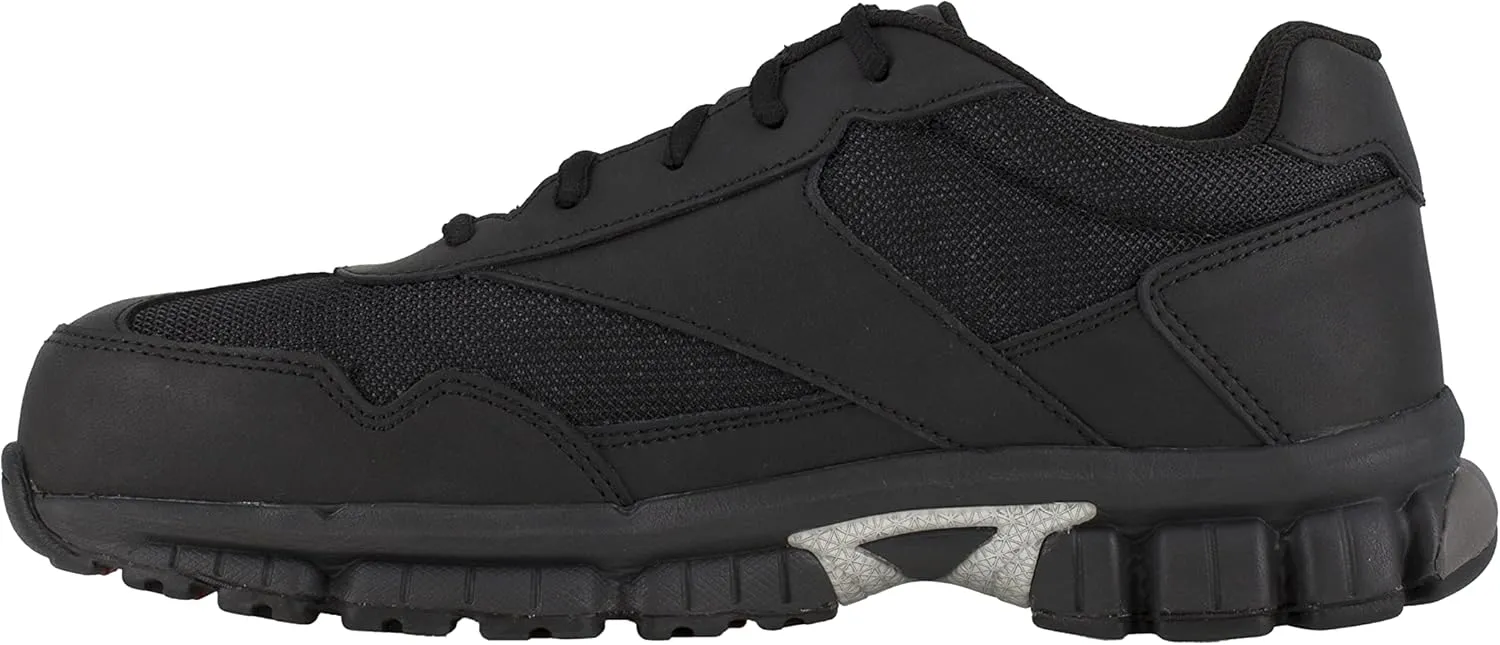 Reebok Work Men's RB4895 Ketia Work Safety Composite Toe Performance CROS Trainers Black and Silver