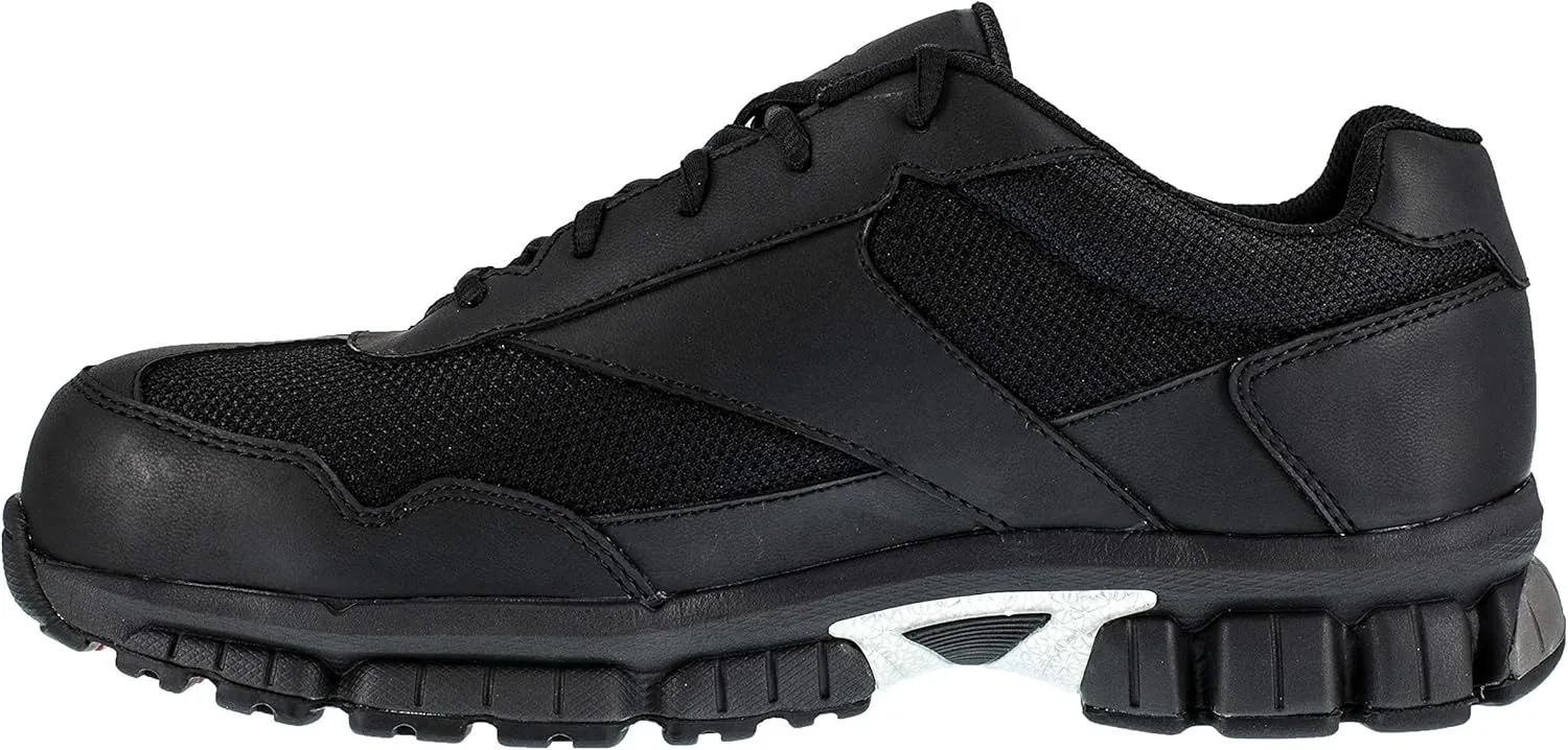 Reebok Work Men's RB4895 Ketia Work Safety Composite Toe Performance CROS Trainers Black and Silver